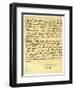 Letter from Michelangelo Buonarroti to His Father, June 1508-Michelangelo Buonarroti-Framed Giclee Print