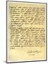 Letter from Michelangelo Buonarroti to His Father, June 1508-Michelangelo Buonarroti-Mounted Giclee Print