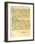 Letter from Michelangelo Buonarroti to His Father, June 1508-Michelangelo Buonarroti-Framed Giclee Print