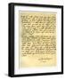 Letter from Michelangelo Buonarroti to His Father, June 1508-Michelangelo Buonarroti-Framed Giclee Print