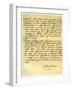 Letter from Michelangelo Buonarroti to His Father, June 1508-Michelangelo Buonarroti-Framed Giclee Print