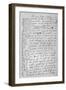 Letter from Oliver Cromwell, 17th Century (1899)-Oliver Cromwell-Framed Giclee Print