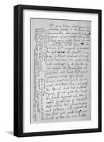 Letter from Oliver Cromwell, 17th Century (1899)-Oliver Cromwell-Framed Giclee Print