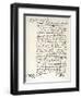 Letter from Oliver Cromwell to William Lenthall, 14th June 1645-Oliver Cromwell-Framed Giclee Print