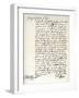 Letter from Oliver Cromwell to William Lenthall, 14th June 1645-Oliver Cromwell-Framed Giclee Print