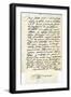 Letter from Philip II of Spain to Pope Gregory XIII, 8th November 1579-null-Framed Giclee Print