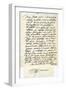 Letter from Philip II of Spain to Pope Gregory XIII, 8th November 1579-null-Framed Giclee Print