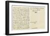 Letter from Queen Anne to John Hay, Marquess of Tweeddale, 24th July 1704-null-Framed Giclee Print