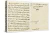 Letter from Queen Anne to John Hay, Marquess of Tweeddale, 24th July 1704-null-Stretched Canvas