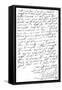 Letter from Queen Elizabeth I to King James VI of Scotland (Later James I of England) Written 11…-null-Framed Stretched Canvas