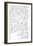 Letter from Queen Elizabeth I to King James VI of Scotland (Later James I of England) Written 11…-null-Framed Giclee Print