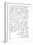 Letter from Queen Elizabeth I to King James VI of Scotland (Later James I of England) Written 11…-null-Framed Giclee Print