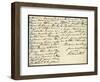 Letter from Queen Victoria to Mary Augusta Gordon, Windsor Castle, 16th March 1885-null-Framed Giclee Print