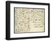 Letter from Queen Victoria to Mary Augusta Gordon, Windsor Castle, 16th March 1885-null-Framed Giclee Print