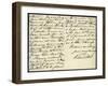 Letter from Queen Victoria to Mary Augusta Gordon, Windsor Castle, 16th March 1885-null-Framed Giclee Print