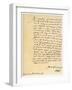 Letter from Robert Devereux, Earl of Essex, to William Cecil, 1st July 1596-null-Framed Giclee Print