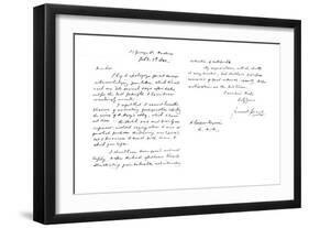 'Letter from Samuel Prout', 1843 (1915)-Samuel Prout-Framed Giclee Print