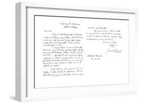 'Letter from Samuel Prout', 1843 (1915)-Samuel Prout-Framed Giclee Print