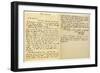 Letter from Shelley to Amelia Curran, 5th August 1819-Percy Bysshe Shelley-Framed Giclee Print