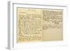 Letter from Shelley to Amelia Curran, 5th August 1819-Percy Bysshe Shelley-Framed Giclee Print