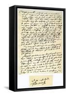 Letter from Sir Francis Drake to William Cecil, Lord High Treasurer, 26th July 1586-Francis Drake-Framed Stretched Canvas