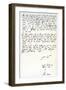 Letter from Sir Philip Sidney to Robert Dudley, Earl of Leicester, 2nd February 1586-Philip Sidney-Framed Giclee Print