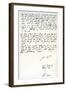 Letter from Sir Philip Sidney to Robert Dudley, Earl of Leicester, 2nd February 1586-Philip Sidney-Framed Giclee Print