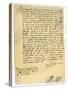 Letter from Sir Walter Raleigh to Robert Dudley, Earl of Leicester, 29th March 1586-Walter Raleigh-Stretched Canvas