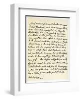 Letter from Thomas Gainsborough to Lord Hardwicke, C1760-1770-Thomas Gainsborough-Framed Giclee Print