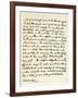 Letter from Thomas Gainsborough to Lord Hardwicke, C1760-1770-Thomas Gainsborough-Framed Giclee Print