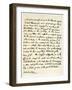 Letter from Thomas Gainsborough to Lord Hardwicke, C1760-1770-Thomas Gainsborough-Framed Giclee Print