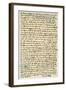 Letter from Thomas Wolsey, Archbishop of York to Dr Stephen Gardiner, February or March 1530-Thomas Wolsey-Framed Giclee Print