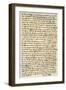 Letter from Thomas Wolsey, Archbishop of York to Dr Stephen Gardiner, February or March 1530-Thomas Wolsey-Framed Giclee Print