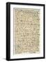 Letter from Thomas Wolsey, Archbishop of York to Dr Stephen Gardiner, February or March 1530-Thomas Wolsey-Framed Giclee Print