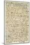 Letter from Thomas Wolsey, Archbishop of York to Dr Stephen Gardiner, February or March 1530-Thomas Wolsey-Mounted Giclee Print