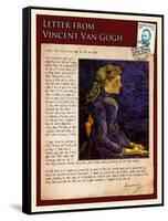 Letter from Vincent: Portrait of Adeline Ravoux-Vincent van Gogh-Framed Stretched Canvas