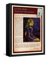 Letter from Vincent: Portrait of Adeline Ravoux-Vincent van Gogh-Framed Stretched Canvas