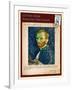 Letter from Vincent: Salf-Portrait1-Vincent van Gogh-Framed Giclee Print