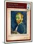 Letter from Vincent: Salf-Portrait1-Vincent van Gogh-Mounted Giclee Print