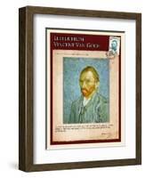 Letter from Vincent: Self-Portrait2-Vincent van Gogh-Framed Giclee Print