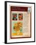 Letter from Vincent: Sunflowers in a Vase-Vincent van Gogh-Framed Giclee Print