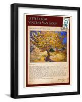 Letter from Vincent: The Mulberry Tree-Vincent van Gogh-Framed Giclee Print