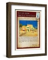 Letter from Vincent: The Yellow House-Vincent van Gogh-Framed Premium Giclee Print