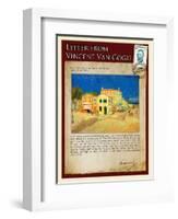 Letter from Vincent: The Yellow House-Vincent van Gogh-Framed Premium Giclee Print