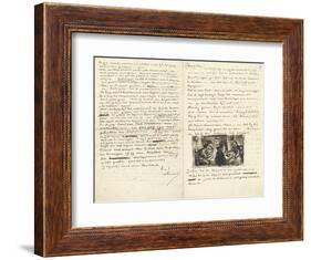 Letter from Vincent Van Gogh to His Brother Theo-null-Framed Giclee Print