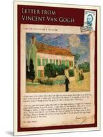 Letter from Vincent: White House at Night-Vincent van Gogh-Mounted Giclee Print