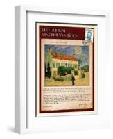 Letter from Vincent: White House at Night-Vincent van Gogh-Framed Giclee Print