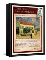 Letter from Vincent: White House at Night-Vincent van Gogh-Framed Stretched Canvas