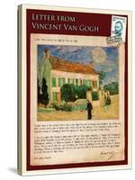 Letter from Vincent: White House at Night-Vincent van Gogh-Stretched Canvas