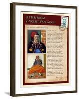 Letter from Vincent: Zouave-Vincent van Gogh-Framed Giclee Print